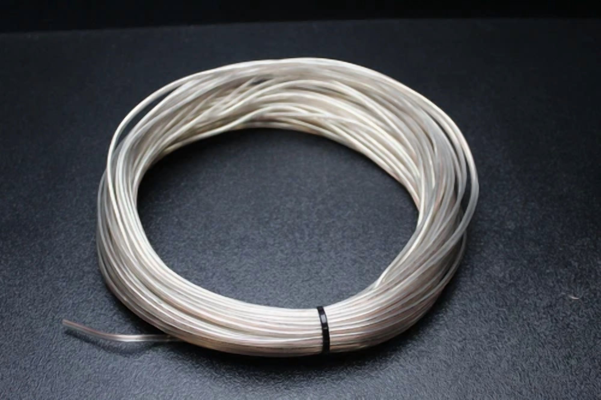 20 Gauge Clear Speaker Wire 25 Ft Awg Cable Power Ground Stranded Home Car