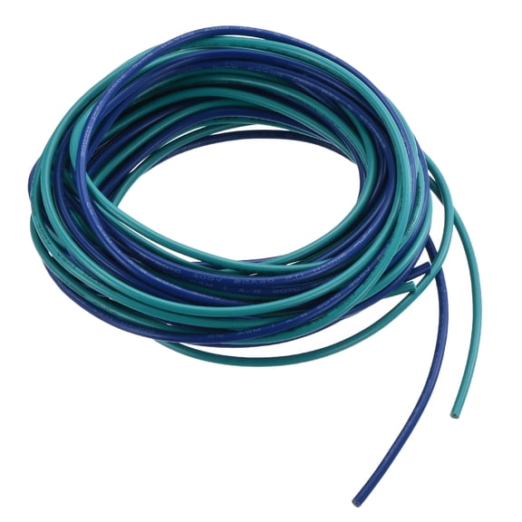 20 Gauge Hookup Wire 3.0m/10ft 20AWG Flexible Electrical Wire Tinned Copper Stranded Blue Green, 2mm