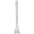 20" Glass Eiffel Tower Vases, 12 Pack, Clear