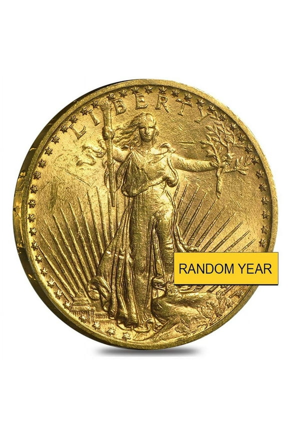 $20 Gold Double Eagle Saint Gaudens - Brilliant Uncirculated BU (Random Year)