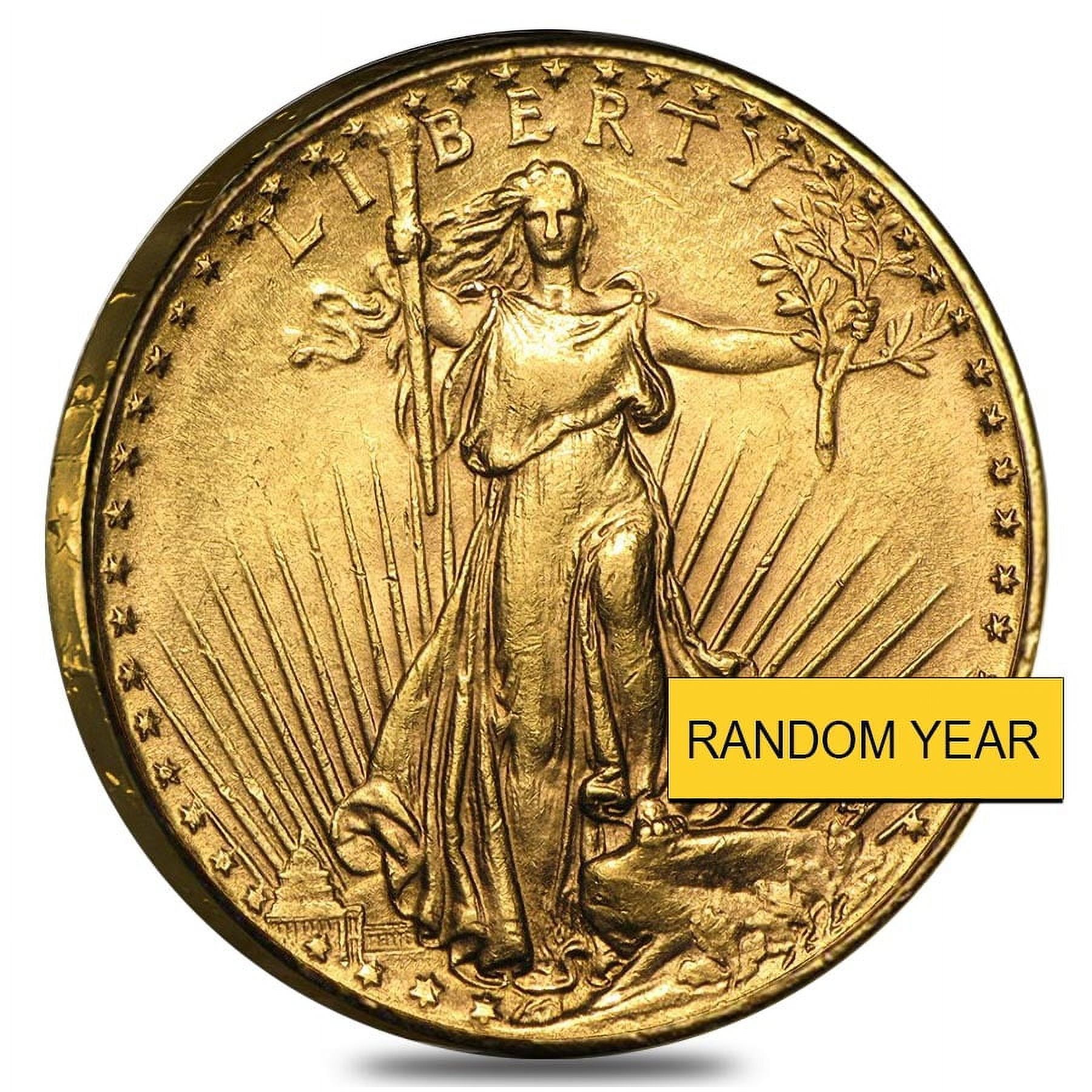 U.S. MINT $20 Gold Double Eagle Saint Gaudens - Polished or Cleaned (Random Year)