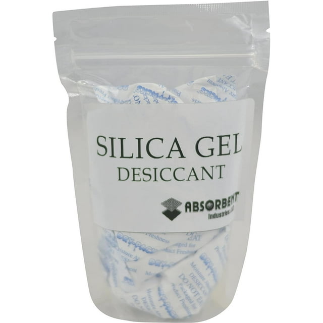 20 Gram X 5 PK Silica Gel Desiccant Moisture Absorber FDA Compliant Food Safe
