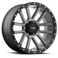 thumbnail image 1 of 20" Graphite Face With Black X-Lok Lip X107 Wheel by Ultra Wheel 107-2963GN+18 Fits select: 2004-2023 FORD F150, 2022-2023 FORD BRONCO, 1 of 2