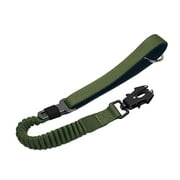 20” Green Strong Short Leash for Dog, Heavy Duty Absorbing Bungee Leash with Padded Handle, Car Seatbelt, Dog Training Leashes for Large or Medium Dogs (Can be 