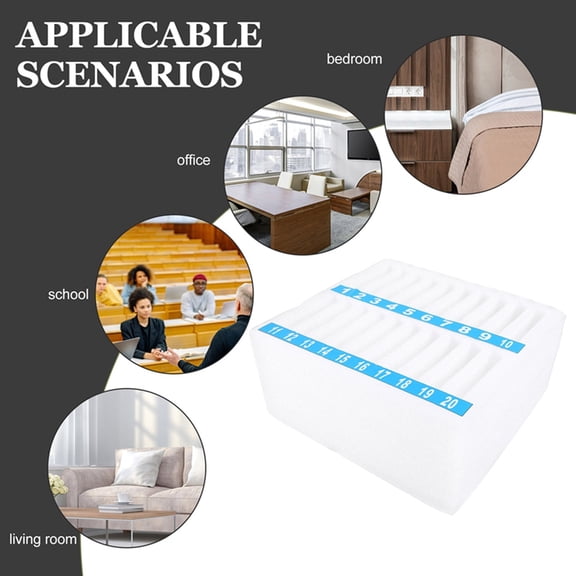 20 Grids Mobile Phone Storage Box Soft Foam Organizer for Classroom Meeting Room Desk Phone Management Box
