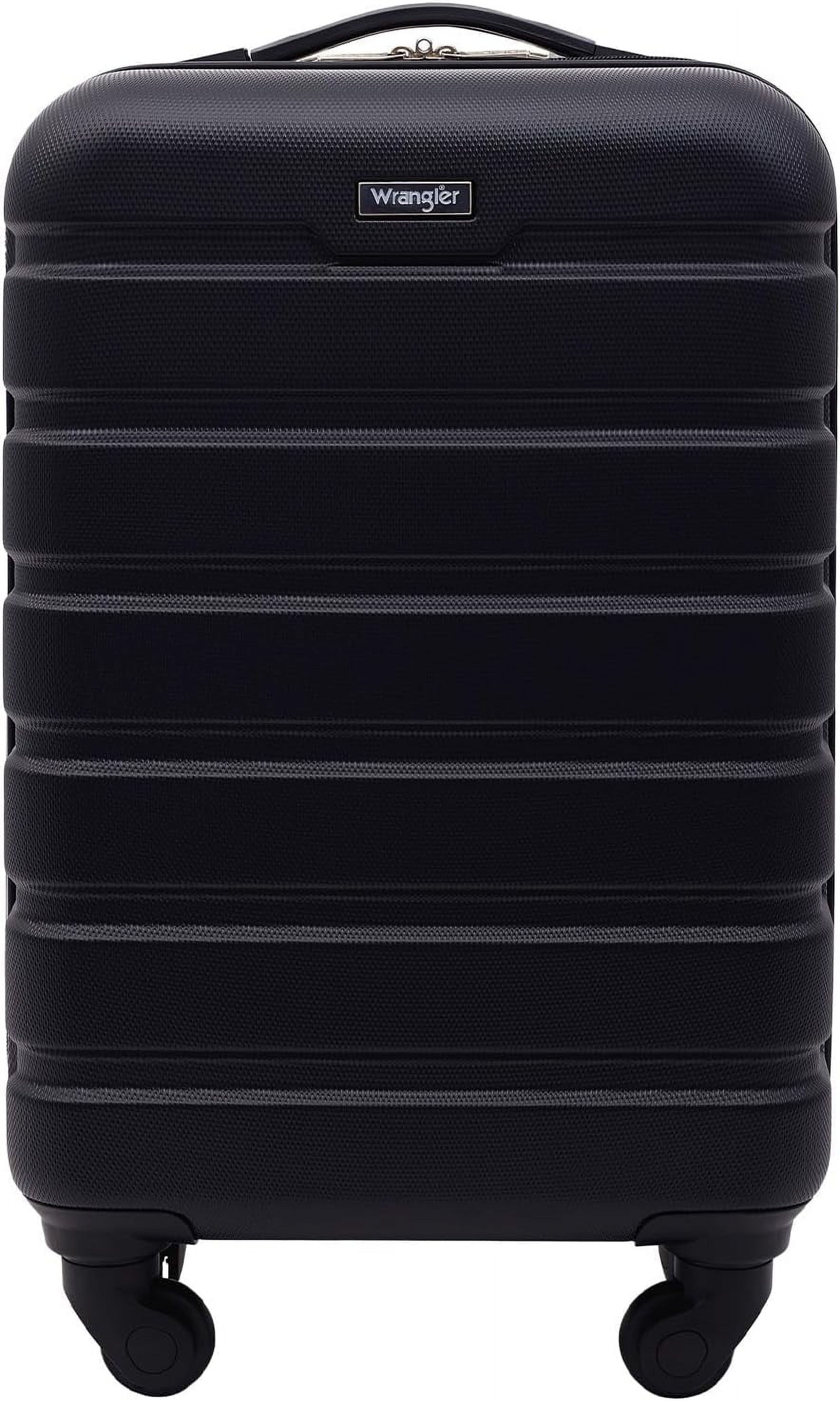 20" Hardside Spinner Carry-On Luggage, Black