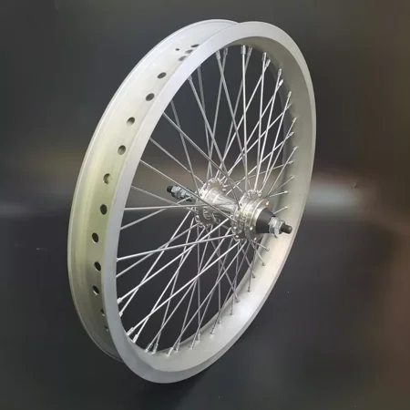 20" Heavy Duty Bicycle Rear Wheel Bike Rim 12G, Double Wall Aluminum Alloy Bike Wheel