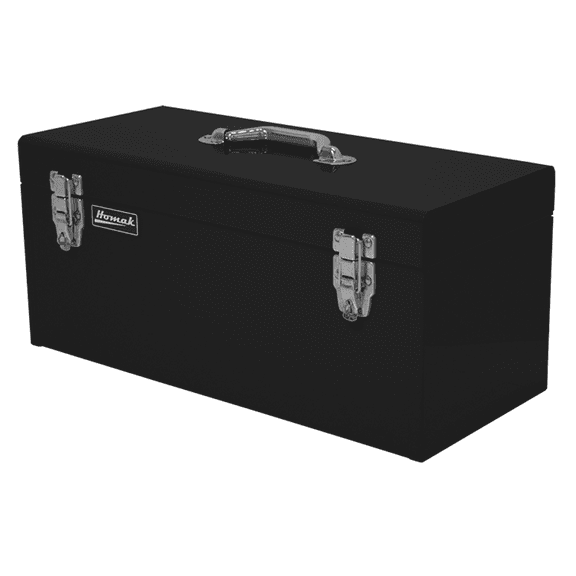 Homak Manufacturing 20 in. Steel Flat Top Toolbox - Black