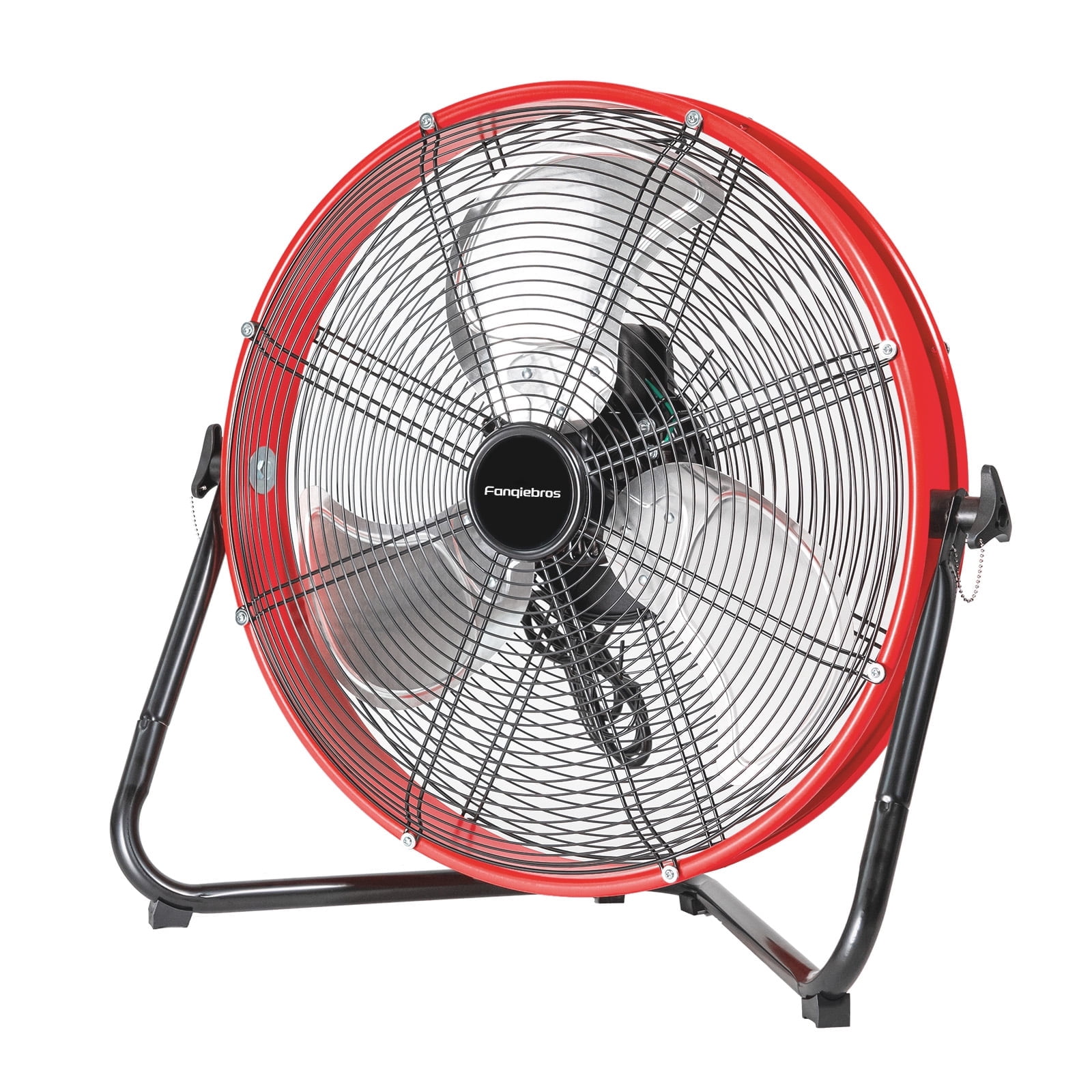 20" High Velocity Metal Floor Drum Fan,4500 CFM Heavy Duty Industrial Shop Fan, 3 Speed, 360 Degree Tilt, Wall Mounted & Floor Design for Warehouse, Commercial, Barn, Garage - UL Safety Listed