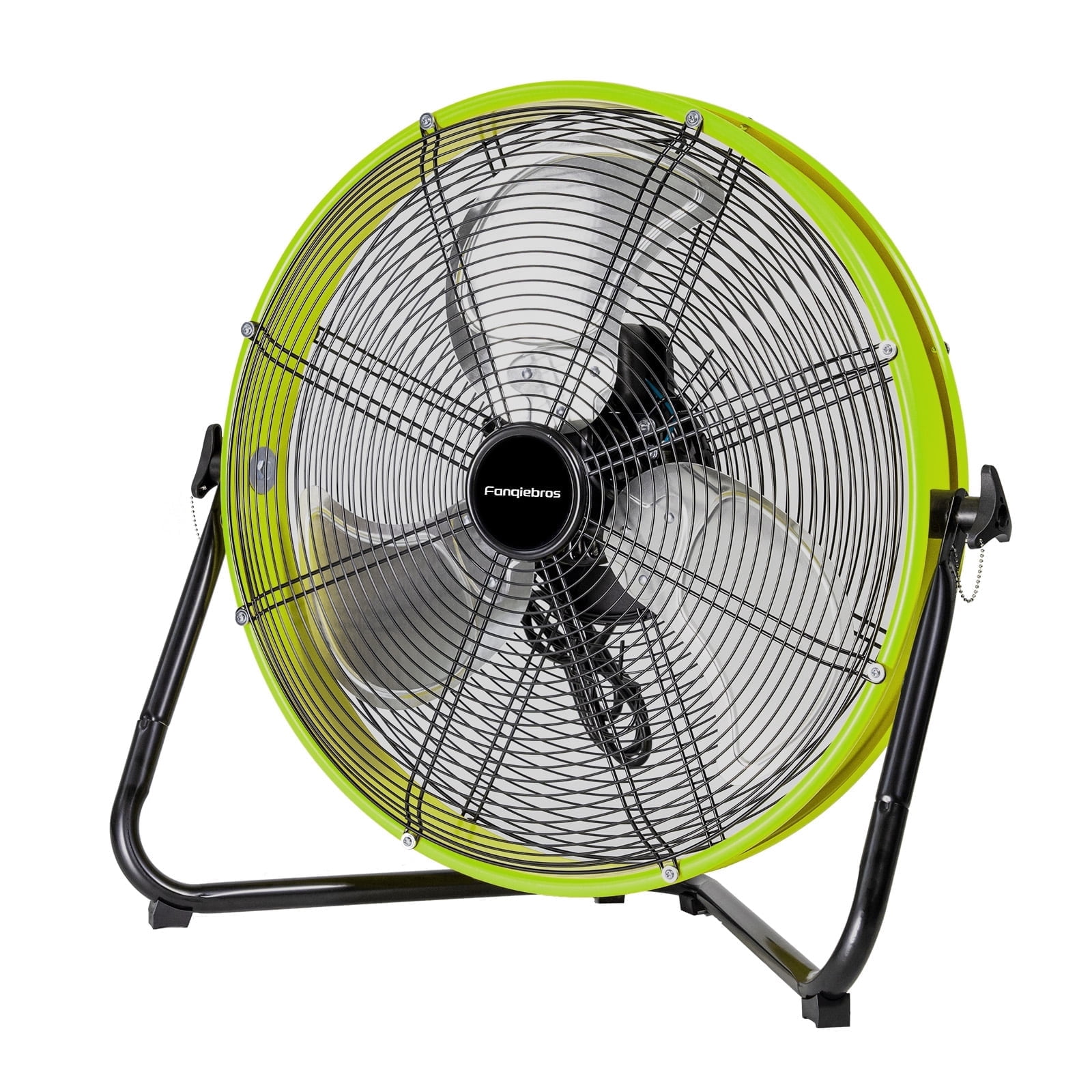 20" High Velocity Metal Floor Drum Fan,4500 CFM Heavy Duty Industrial Shop Fan, 3 Speed, 360 Degree Tilt, Wall Mounted & Floor Design for Warehouse, Commercial, Barn, Garage - UL Safety Listed