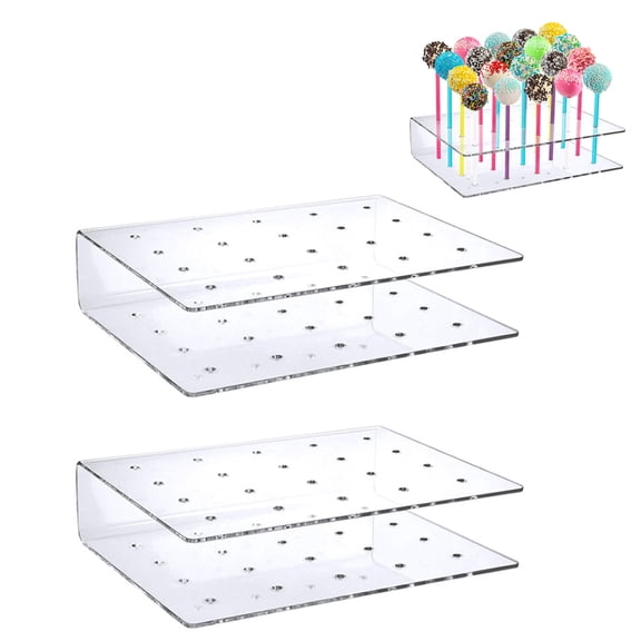 20-Hole Candy & Dessert Display Stand – Transparent Cake Holder Rack for Wedding, Birthday, Party, Baby Shower
