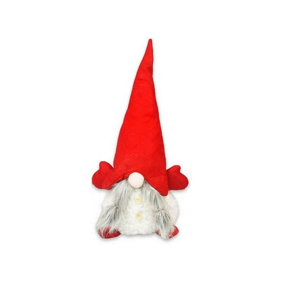 20" Holiday Christmas Gnome Tied Beard Indoor/Outdoor Decoration