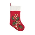 thumbnail image 1 of 20" Holly Branch Hanging Large Christmas Stocking, 1 of 4