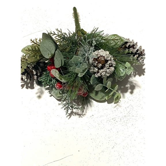 20" Holly Berry Christmas Bush Decoration