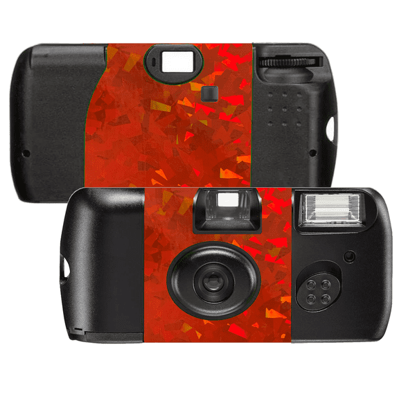 20 Holographic Crystal Red Film Camera Kodak 400 Speed Single Use Camera, 27 exposures SL56024-20pk