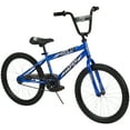 thumbnail interactive-video image 1 of Huffy 20" Rock It Kids' Bike, Fits Riders 44"-56", Blue, Child, Boys, 1 of 14
