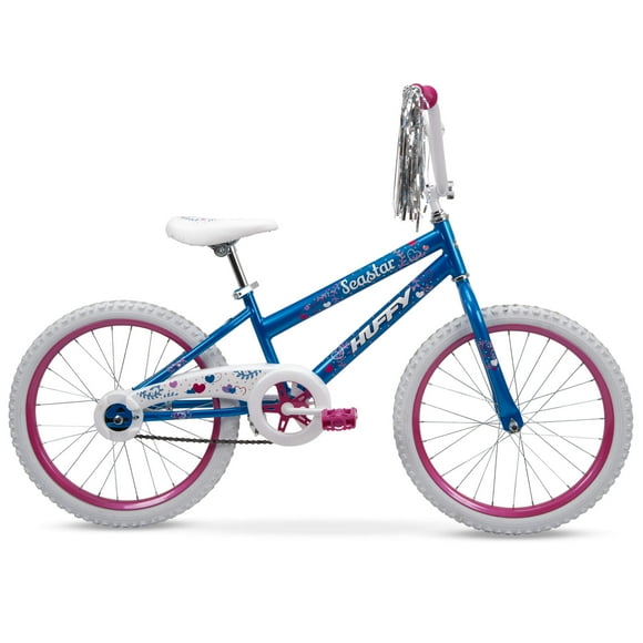 Huffy 20" Sea Star Kids' Bike, Fits Riders 3'7" - 4'7", Blue/Pink, Child, Girl's