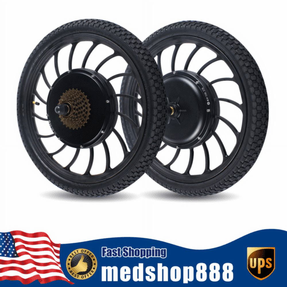 20 In Electric Bicycle Rear Hub EBike Tail Wheel 6Hole Type Disc