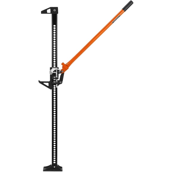 20 In High Lift Farm Jack 7000 lb Capacity Adjustable 5.2-13.2 In Ratcheting for Truck SUV ATV