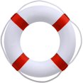 thumbnail image 1 of 20 Inch / 50cm Pool Safety Life Preserver Throw Ring Buoy- Swim Foam Rings for Swimming Pool Wall Decoration, 1 of 15