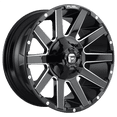 thumbnail image 1 of 20" Inch 5x5.5/5.9 4 Wheel Rims Fuel D615 20x9 +1mm Black Milled, 1 of 1