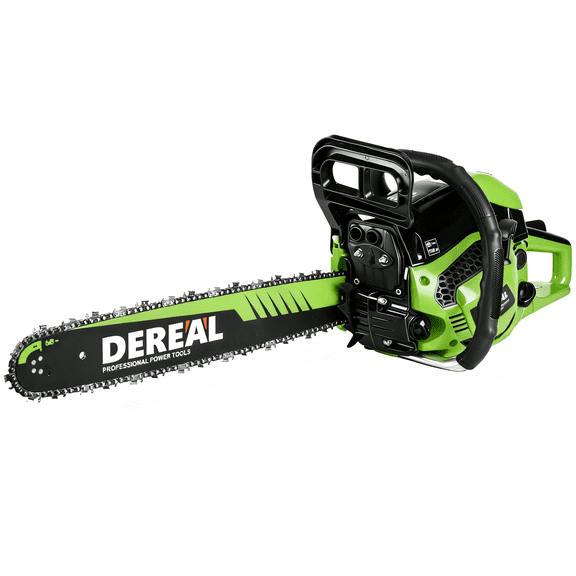 20-Inch 62CC 2-Stroke Gas Chainsaw, Heavy-Duty Gas Powered Wood Cutting Saw with Automatic Oiler & Easy Start for Farm & Home Use 620XP
