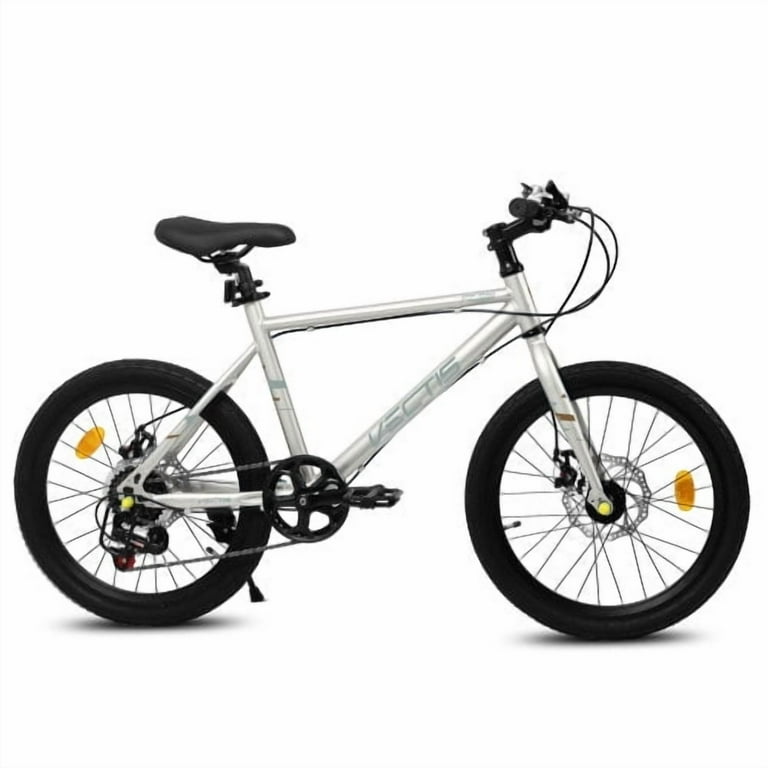 20 Inch Bicycle 7-Speed Steel Frame, Dual Disc Brakes,