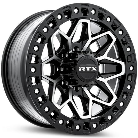 20 Inch Black Alloy Wheel Rim for Ford E-350 Club Wagon, RTX 83204 20x9 8x165.1