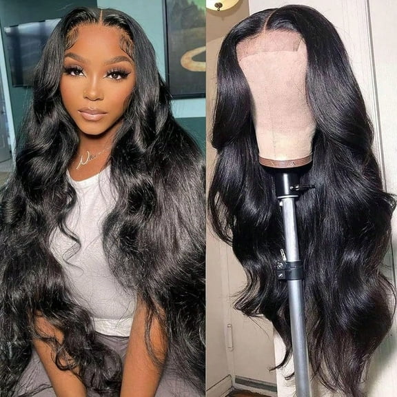 20 Inch Body Wave Wear And Go Glueless Wigs Human Hair Pre Plucked Pre Cut With Baby Hair 200 Density 4x4 Lace Front Closure Wigs For Women