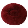 thumbnail image 1 of 20 Inch Calming Donut Cat Bed & Small Dog Bed, Fluffy Round Anti-Anxiety Pet Bed with Non- Bottom, Machine Washable Cozy Plush Cushion for Puppies & Kittens, 1 of 4