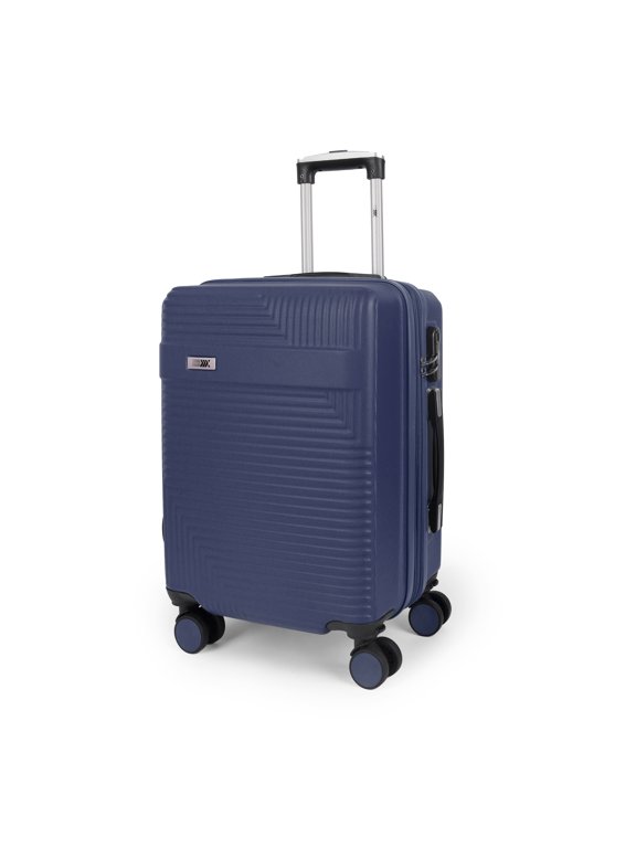 20" Carry On Luggage Hardside Expandable Suitcase with Spinner Wheels, Navy, Wd588