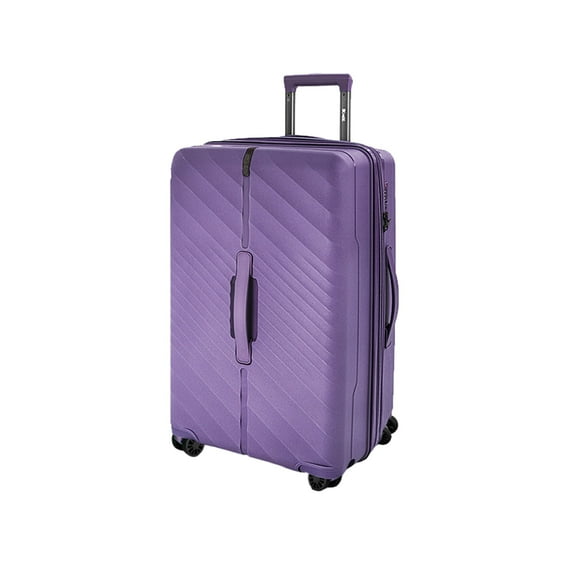 20 Inch Carry On Luggage Airline Approved,Hardshell Suitcases with Spinner Wheels & TSA Lock,Lightweight Expandable Rolling Luggage for Travel,DQ135-Purple