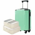 thumbnail image 1 of 20-Inch Carry-On Luggage, Hardshell Durable ABS Suitcase with Spinner Wheels, Built-in TSA Lock, 2 Packing Cubes, 1 of 8
