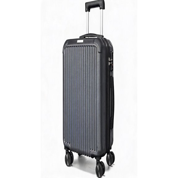 20 Inch Carry-On Luggage with TSA Lock 360 Spinner Wheels Expandable Hardshell ABS Suitcase Glacier Gray