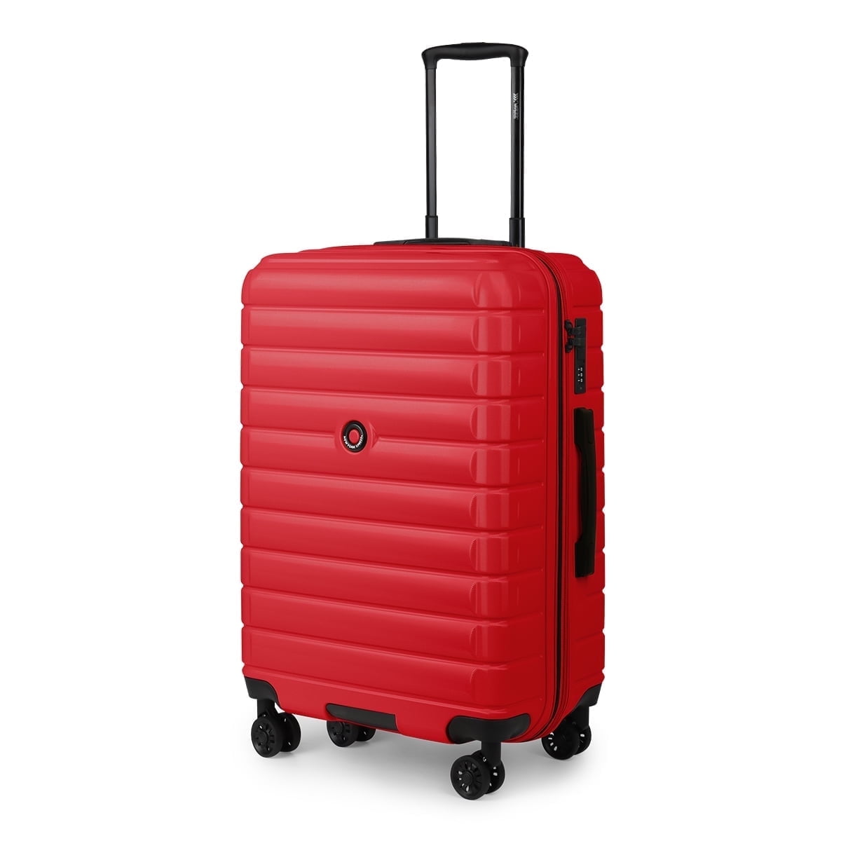 20 Inch Carry on Luggage for Airplane Lightweight Expandable Hardshell Suitcsae with Spinner Wheels and TSA Lock, Red, LA13601