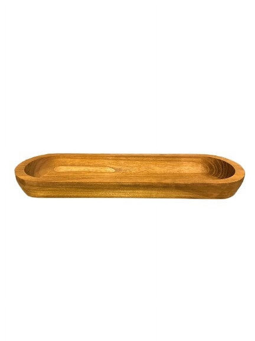 20 Inch Carved Wood Bread Bowl Dough Bowl