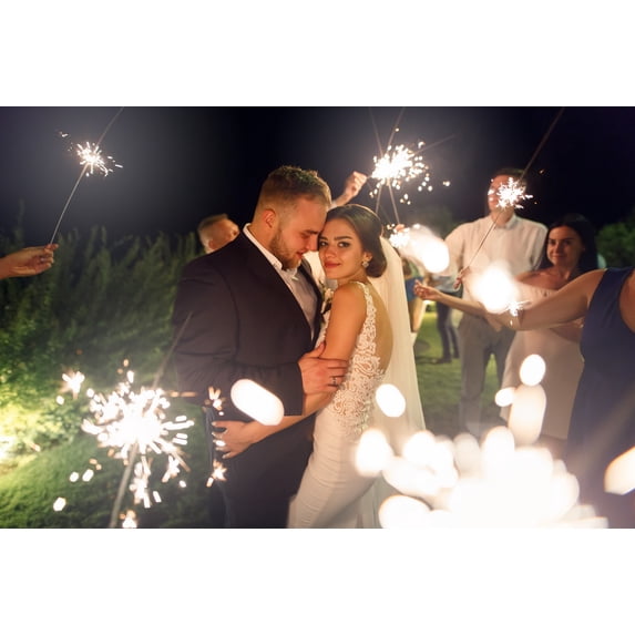 20 Inch Celebration Sparklers, Wedding Sparklers, Wedding Sendoffs (32 Count)