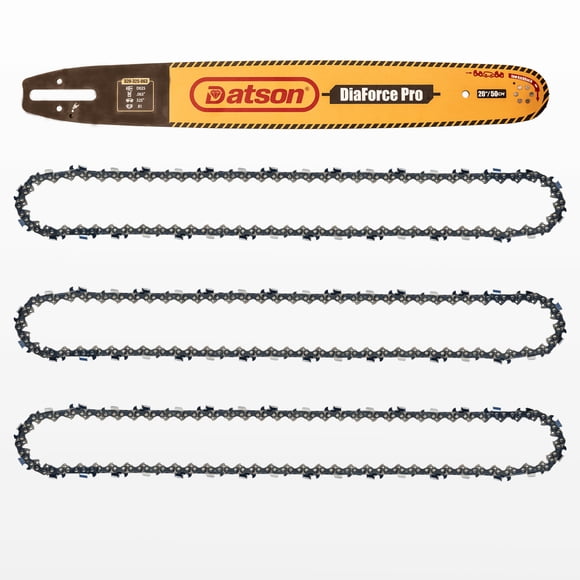20 Inch Chainsaw Bar with Chain Combo for L81 .325" 81 Drive Links .063" Gauge Fits Stihl MS291 MS271 MS290 MS261 and More, Replacement Bar 203VXLGD025 (Chain*3+Bar*1)
