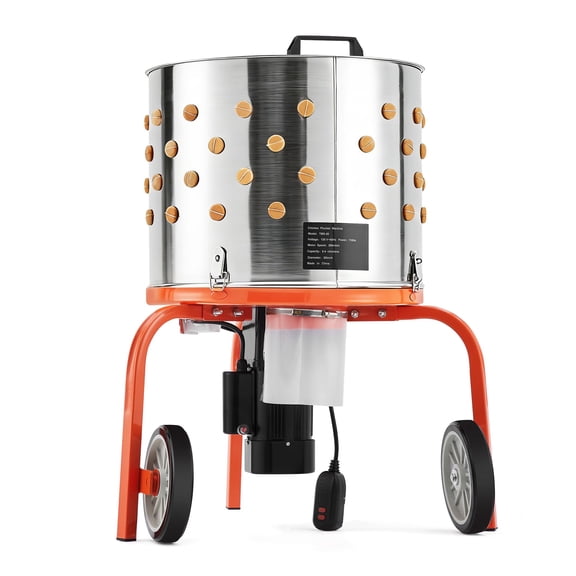 20 Inch Chicken Plucker Machine, 550W Efficient Commercial Chicken Plucker, Poultry Plucking with 106 Soft Fingers, Suitable for Chickens, Ducks, Pigeons and Other Poultry