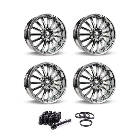 20 Inch Chrome Rims (Set of 4) for 2008-2024 Chevrolet Equinox, RTX ...
