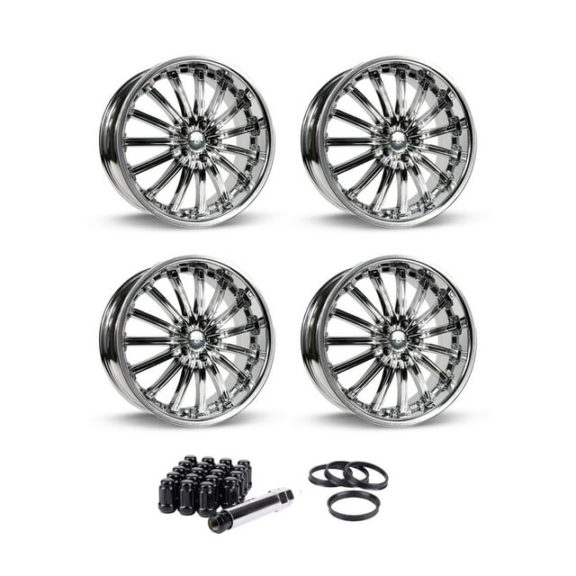 20 Inch Chrome Rims (Set of 4) for 2023-2024 Genesis Electrified G80 ...