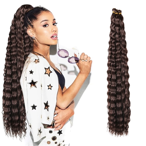 20 Inch Deep Bundles Brazilian Virgin Human Hair, Wet and Wavy, Unprocessed 10A, Double Weft, 95-105g per Bundle, Thick Curly Weave, Ideal for Full Coverage, Curly Hair Styles, 12-30 Inches, Soft an