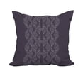 thumbnail image 1 of 20 Inch Dotted Focus Purple Geometric Print Decorative Polyester Throw Pillow with Linen Texture, 1 of 1