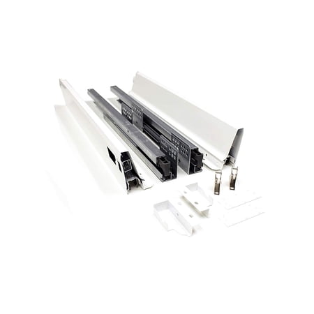 20 Inch Double Wall Drawer Set, Tandembox, Lower Drawer Set with *Full Extension *Soft/Self Close* 110 Lbs (1 Set)