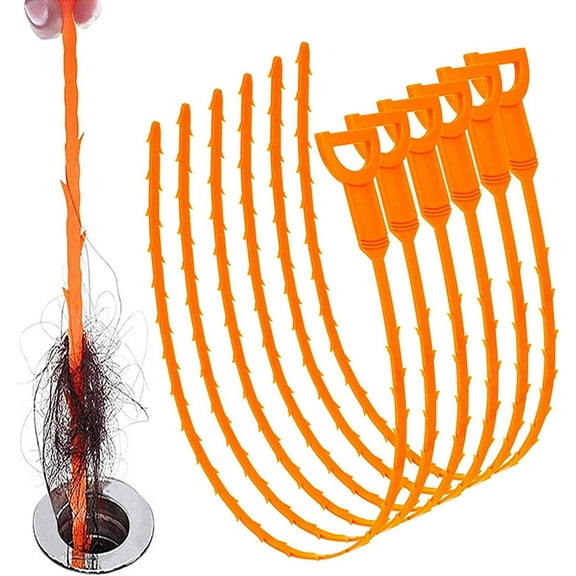 20 Inch Drain Clog Remover Tool - Sink Unblocker Tool with Easy Operation,Drain Auger Hair Cleaning Tool, Sewer Dredge for Shower Kitchen Sink Bath Tub Bathroom