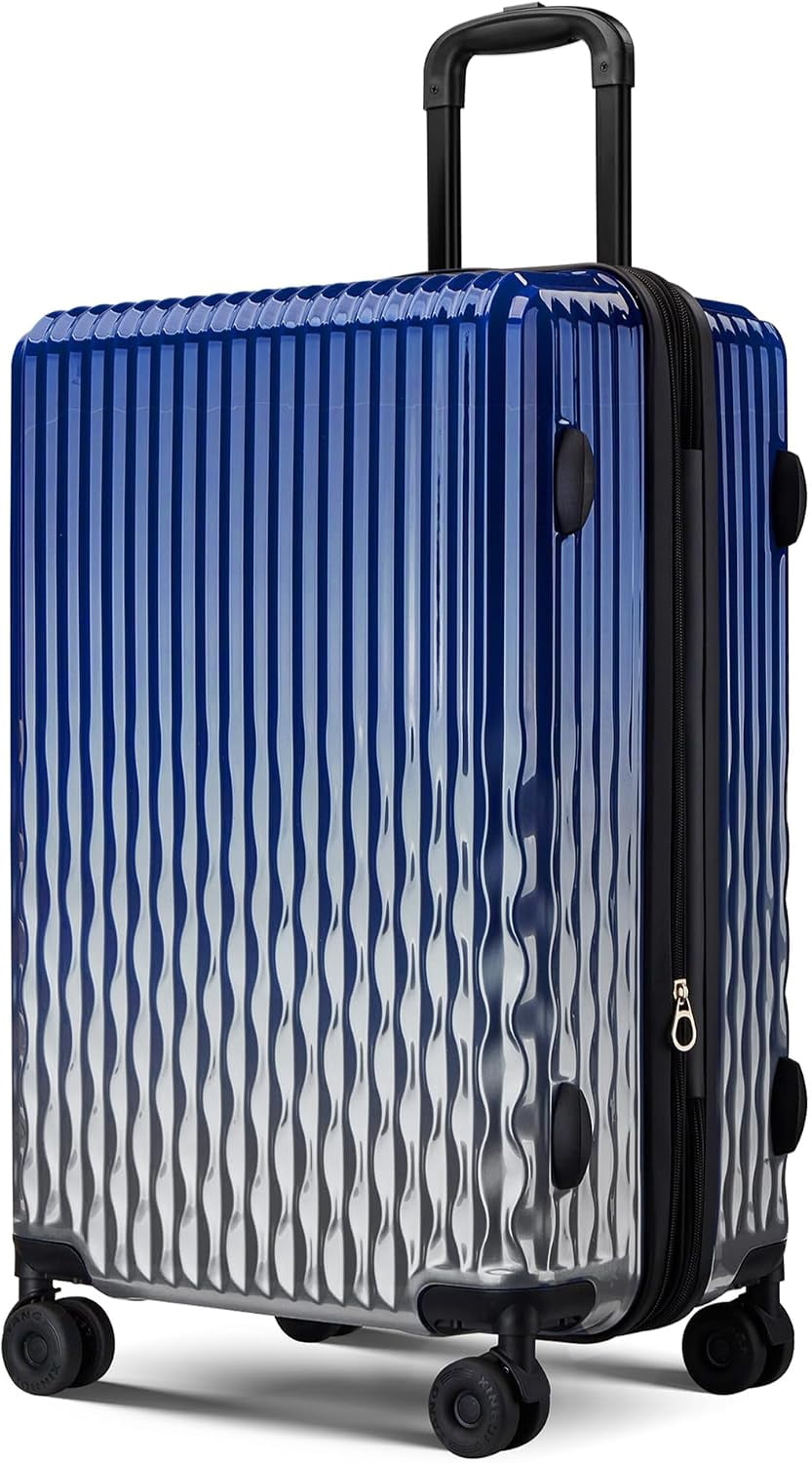 20 Inch Expandable Hardshell Carry-on Luggage with 360 °   Spinner Wheels TSA Lock Gradient PC+ABS Shell Royal Blue