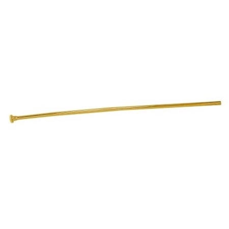 20 Inch Flat Closet Supply - Polished Brass Finish