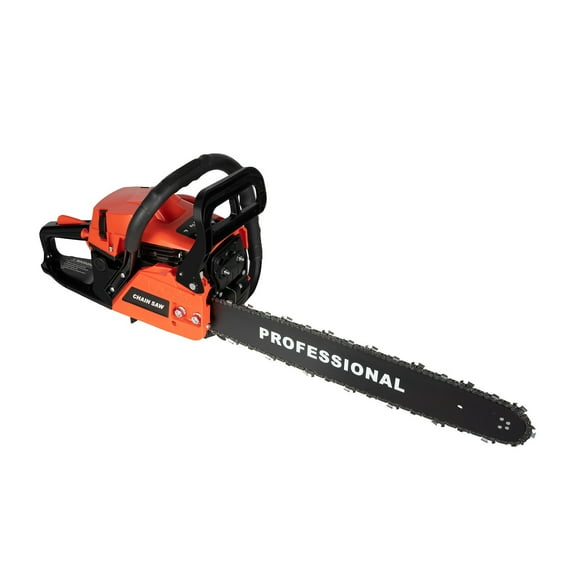 20 Inch Gas Chainsaw, 58cc 2-Stroke Gasoline Chain Saw, Professional Petrol Chainsaw for Yard Work, Tree Cutting, Firewood,  2KW  Chain Saw, Low Vibration