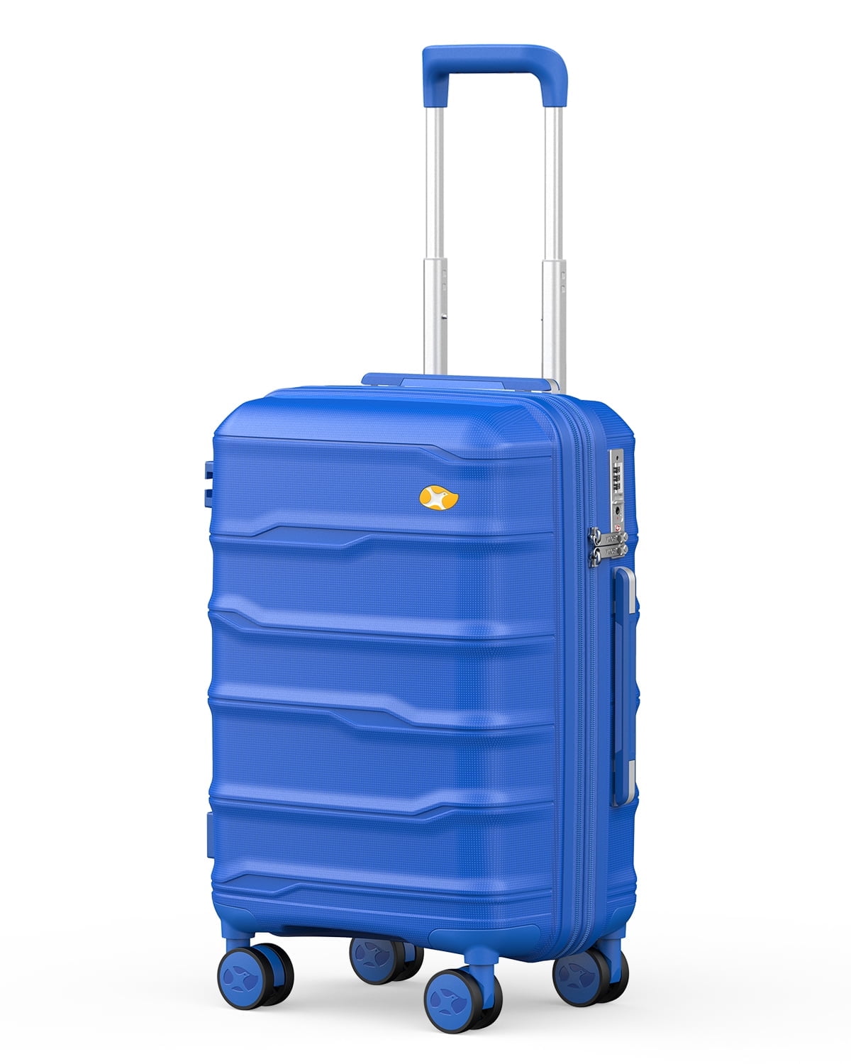 20-Inch Hard Shell Carry-On Suitcase, Black