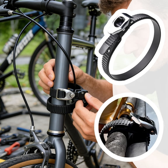 20 Inch Heavy Duty Reusable Ratcheting Cable Lock Ties with Stainless Steel Buckle, Adjustable Locking Straps for Outdoor Fencing, Poles, Gates, Pipes & Secure Fastening Bike Auto Accer